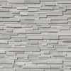 Msi White Oak 3D Ledger Corner SAMPLE Honed Marble Wall Tile ZOR-PNL-0119-SAM